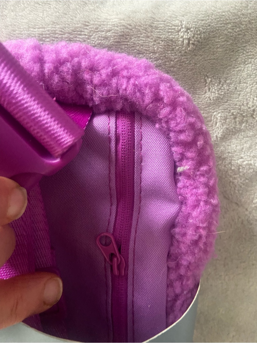 Teddy Belt Bag in purple. New with tags! - Picture 3 of 4